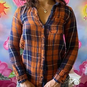 Abound Orange Flannel